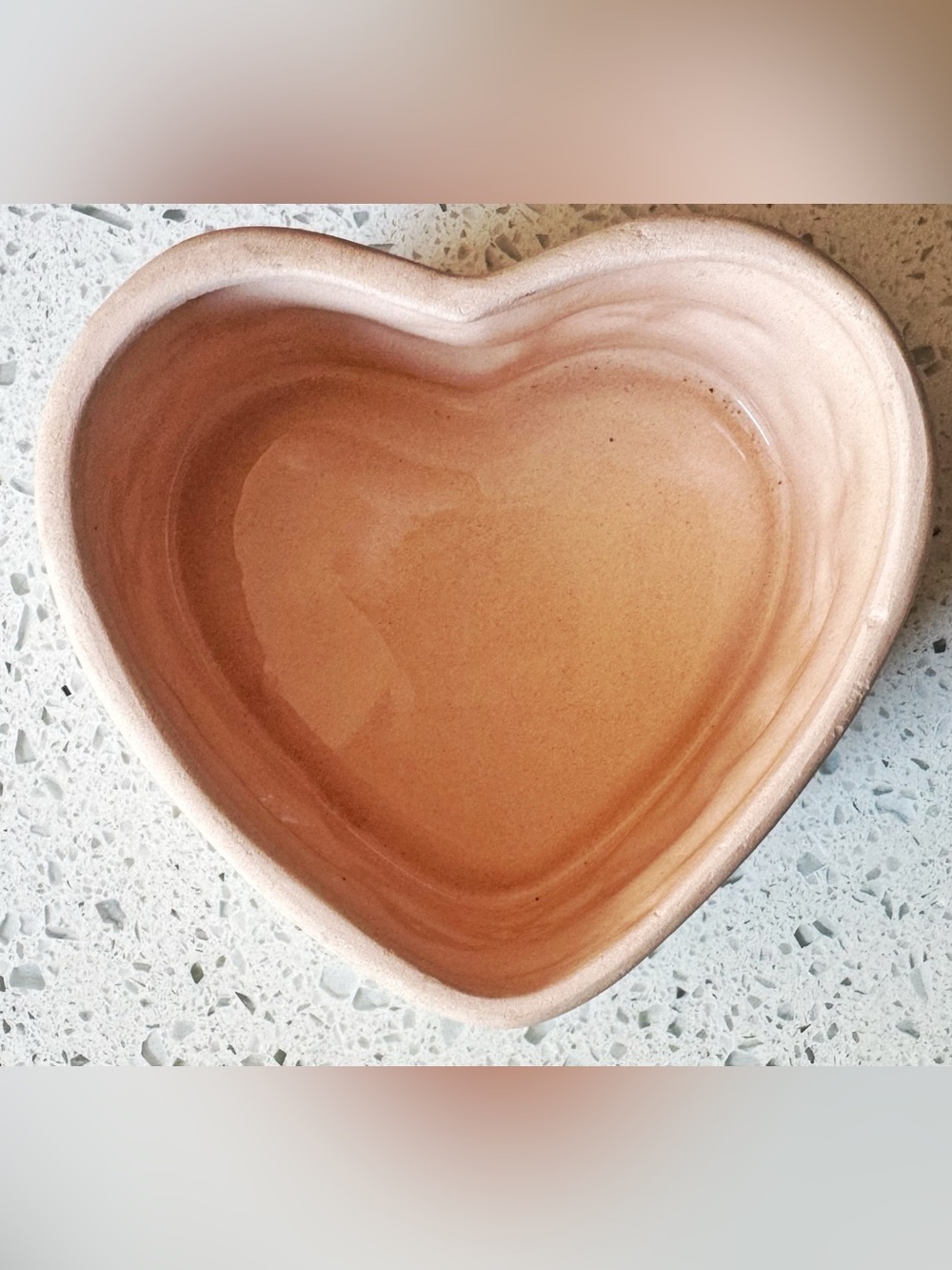Vintage Pink Ceramic Cherub Heart Trinket Jewelry Box Floral - Picture 6 of 7